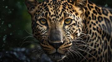 giaguaro nel il amazon giungla.. creato con generativo ai foto