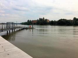 una vista del fiume Tamigi a Hammersmith foto