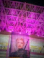 sfocato sfocato foto di il atmosfera di di blackpink concerto nel Giacarta, Nato nel rosa.