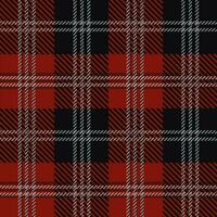 tartan senza soluzione di continuità modello, nero e rosso può essere Usato nel decorativo disegni. moda Abiti biancheria da letto, tende, tovaglie foto