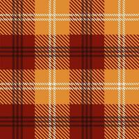 tartan senza soluzione di continuità modello, rosso e giallo, può essere Usato nel il design di moda Abiti. biancheria da letto, tende, tovaglie foto