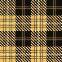 tartan senza soluzione di continuità modello, giallo e nero può essere Usato nel il design. decorare moda Abiti biancheria da letto, tende, tovaglie foto