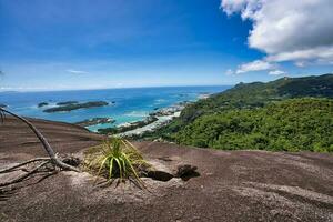 copolia sentiero, Visualizza di Eden isola, sport complesso, st anne marino parco, praslin e la Digue foto