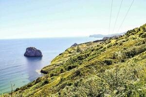 vista panoramica sull'oceano foto