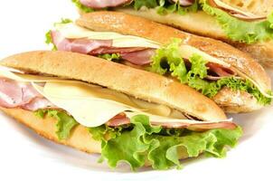 panino prosciutto e formaggio foto