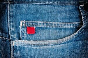 sfondo tasca dei jeans foto
