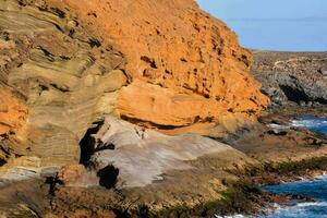 nonna canaria vulcanico paesaggio foto