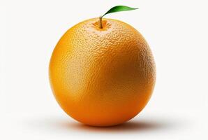 fresco arance isolato su bianca sfondo. generativo ai foto
