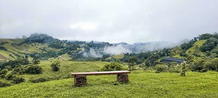 Visualizza di il montagne di mine Gerais brasile foto