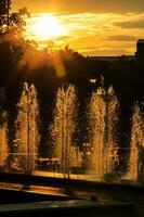 Fontana e acqua foto