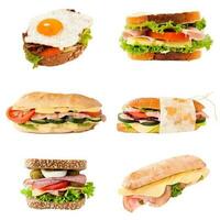 Sandwich tempo collage foto