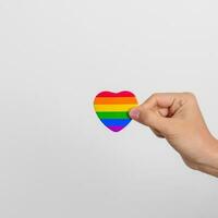 concetto del mese dell'orgoglio lgbt foto