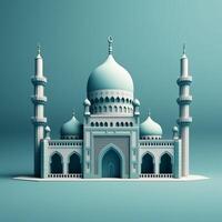 ai generativo bellissimo lusso moschea foto