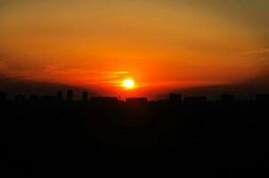 zemun città tramonto foto