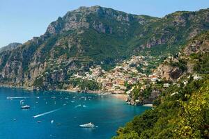 positano amalfi costa Italia foto