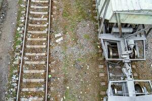 fotografia per tema ferrovia traccia dopo passaggio treno su Ferrovia foto