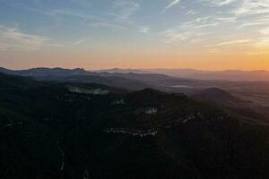 mediterraneo montagne di tarragona pini foto