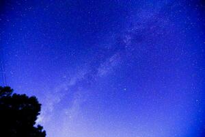 il notte cielo foto