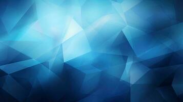 astratto blu poligonale sfondo. futuristico tecnologia stile foto