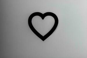 a forma di cuore elementi per San Valentino giorno carte foto