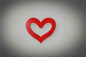 a forma di cuore elementi per San Valentino giorno carte foto