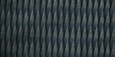 striature su arrugginito ferro continuo spirale sfondo 3d illustrazione foto