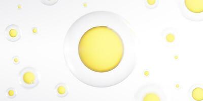 3d oro collagene siero e vitamina ialuronico acido pelle cura soluzioni. 3d interpretazione foto