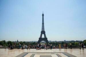 eiffel Torre Visualizza nel Parigi, Francia foto