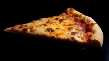 un' Pizza con peperoni su esso, ai generativo foto
