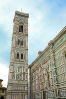 campana Torre di il basilica di Santa maria del fiore, Firenze, Italia foto