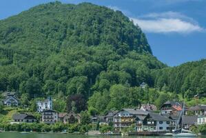 traunkirchen a lago traunsee,superiore Austria foto
