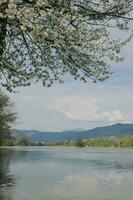 panorami a il batca doamnei lago nel Piatra neamt foto