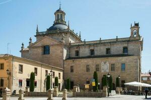 Visualizza di Cattedrale di Santa maria, nel ciudad Rodrigo, salamanca, Spagna foto