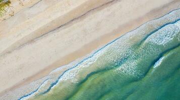 mare aereo Visualizza, superiore Visualizza di tung wua laen spiaggia foto