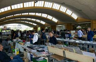 bologna, Italia, Maggio 7, 2023 fiera del fumetto nel bolognese. storico comico mercato. Italia. foto