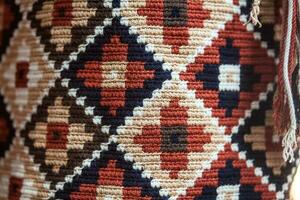 tradizionale borse mano a maglia di donne di il modo Comunità foto
