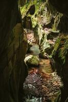 maestoso gole du pont du diable grotta nel Francia foto