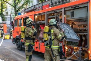 vigili del fuoco dei vigili del fuoco di berlino foto