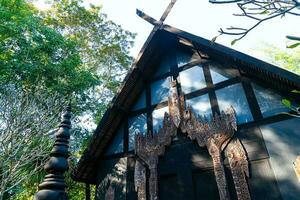 Baan diga Museo o nero Casa, uno di il famoso posto e punto di riferimento nel chiang rai foto