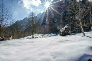 2023 03 04 recoaro sole nel il montagne foto