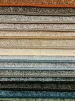 alto risoluzione colorato tappeto campioni sfondo struttura foto