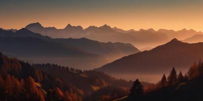 ai generato. ai generativo. foto realistico illustrazione di alpen paesaggio sfondo montagne escursione rocce. avventura escursioni a piedi viaggio Esplorare vibrazione. grafico arte