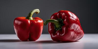 ai generativo. ai generato. macro tiro di verdura Pepe nel campana modulo. può essere Usato per cucina cibo o grafico design. grafico arte foto