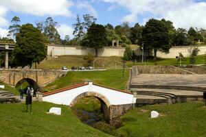 il famoso storico ponte di boyaca nel Colombia. il colombiano indipendenza battaglia di boyaca ha preso posto Qui su agosto 7, 1819. foto