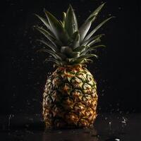 un' ananas generativo ai generato foto