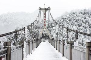 ponte sospeso in cemento foto