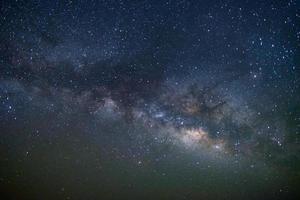 galassia della via lattea al deserto di catrame, jaisalmer, india. fotografia astronomica. foto