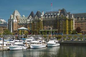 il fairmont empress hotel in victoria british columbia canada foto