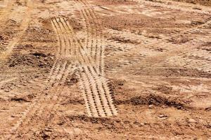 pista stanca a terra. foto