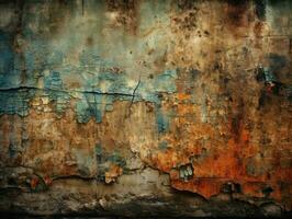 vecchio rustico cemento Vintage ▾ mattoni parete sfondo sfondo foto
